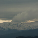 El Nevado De Ruiz as seen from Barrio Corales, Pereira, Risaralda